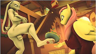 Putting Your Cock Down! Mlp Porn Parody With Car Toon And My Little Pony