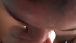 19 Yrs Old College Girl Blows a Cock Until He Cums 3 Times and She Swallows