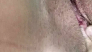 Pregnant Latina Nympho playing with her wet pussy