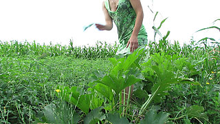 In Nature From a Cute Lady