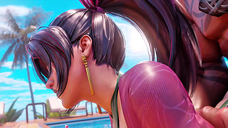 Rough Vacation Creampie: Stinky Pussy & Ass Destroyed by Huge Black Monster Cock