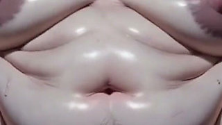 Massive SSBBW in Tight Rope Bondage - Moaning and Struggling in Heat