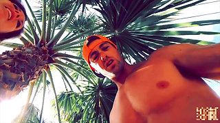 Sexy Shane and Miss Stacy Have Sexy Fun in the Backyard While the Roommates Are Gone!