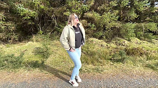 Emergency While Walking on the Public Trail but Had to Wet My Jeans