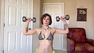 Flex with Me: Exercise in Bikini