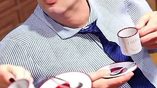 MILF Stepmom Got Fucked by Her Boss in Front of Her Stepson!