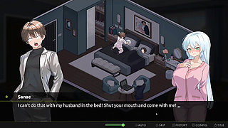 Hentai Game - Immoral Bathhouse - Naughty Big-boobs Married Woman Sex