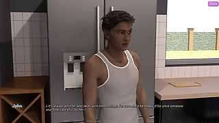 My Stepbrother's Wife #59 - John got a passionate kiss from Jennifer - Demo