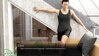 Asian Slut Wife Dominated by a Big Muscular Man in Front of Boyfriend