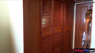 Hot Thai MILF Cheats on Husband with His Best Friend - Amateur Hardcore Sex