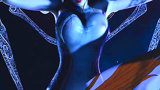 Goddess of the Pixel Realm: Curves Unchained - 3D Animation Hentai