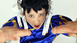 VirtualGeisha - Chun Li Takes Two Cocks Like A True Slu