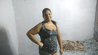 My Stepmom and I Are Home Alone Her Big Ass and We End up Having a Delicious Fuck and I Cum Inside Her Pussy