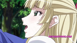 Hentai - Fucking with a Hot Blonde Babe in the Nature
