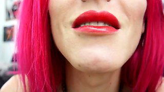 Turned on mature lady masturbating with panties and toys