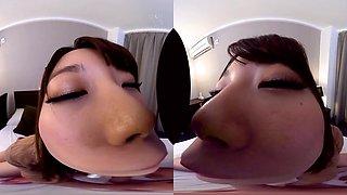 Gorgeous asian heartbreaker crazy VR clip