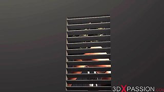 3DXPassion featuring siren's cartoon smut