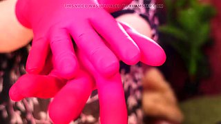 Asmr with Medical Gloves: I Am Your Boss. Arya Grander