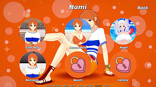 Fantasy Date - Fantasy Date - Undressing the Beautiful Nami from One Piece