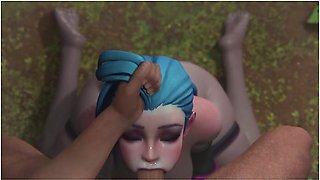 Jinx From Legue Of Legends Sucking Your Cock (sound, 24fps, Fullhd) Lucislab [your Botlane]