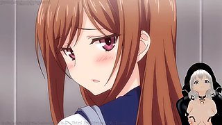 Anal creampie, anime hentai, cum overflow