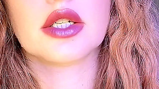 Redhead MILF Dirty-talks & Teases Her Sexy Lips and Horny Face