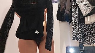 Hot Amateur Brunette with Hairy Pussy and Big Tits Fucks Hard