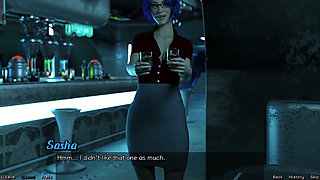Stranded in Space - Date Night with Hot Blue Haired MILF