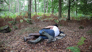 Pregnant Wife Fucks in Forest