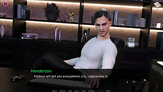 Lily Was Giving Boobjob To Her New Boss While interview In Office
