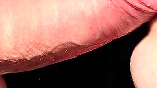 Sloppy Licking and Sucking Foreskin! Slow Blowjob Asmr with Hot Cum in Mouth!