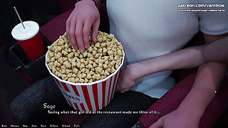 18yo Young Redhead Cinema Public Blowjob And Creampie - Being a DIK Episode 10 - #80