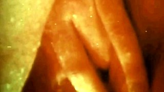 Busty brunette slut enjoys extreme amateur pov blowjob