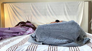 Stepmom Seduce and Fuck BBC Stepson Threesome