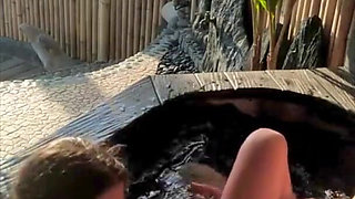 Fuck Young Couple Outdoor Veranda