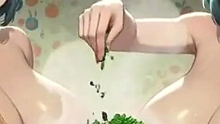 Funny Women Cooking, Ai Animation