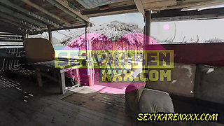 3 Hot Chicks Banged on the Beach!