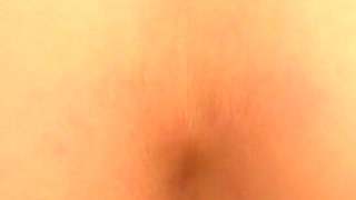 Masturbating with a Dildo From Behind