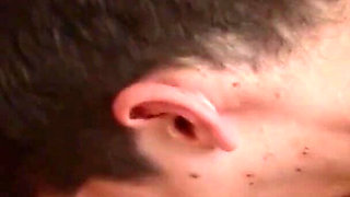 Young couple has sex and are surprised by their stepbrother - He joins in and fucks wildly