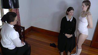 Femdom fetish bitch fuck and cumshot action with victim