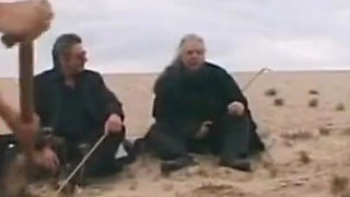 Fat ass and spanking - On the beach