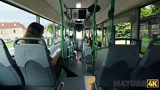 Mature4k. i'm so moist and want to fellate your cock in the bus