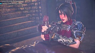 Taki taking bbc soul calibur