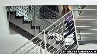 Kinky step niece Alita Lee seduces her step uncle and his new wife