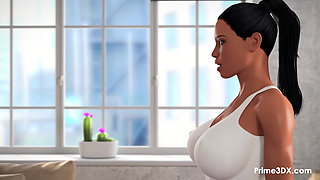 Give it to me Nice and Slow! Futanari Chicks at Prime3DX