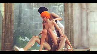 Hentai - Gwen Hard Sex in a Bath - Japanese Asian Manga Anime Game Porn