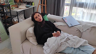 Her Stepfather Punished Her by Fucking Her in All Holes Because She Was Expelled From the University.