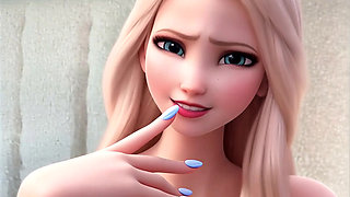 Elsa Femdom JOI tells you how you must jerk it for her