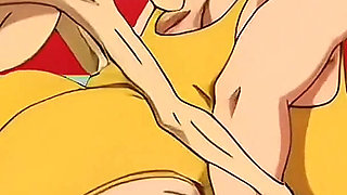 Hentai Granny Gets Double Hot Love for Breakfast