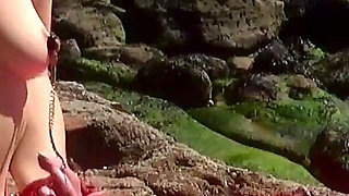 Outdoor Bondage Dream - Bound, Gagged & Climaxing on the Beach